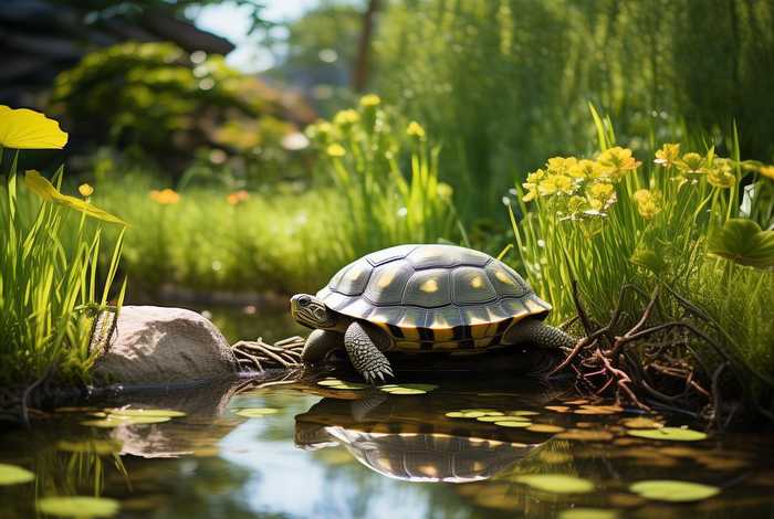草龟的生活环境布置，草龟的生活环境布置方法