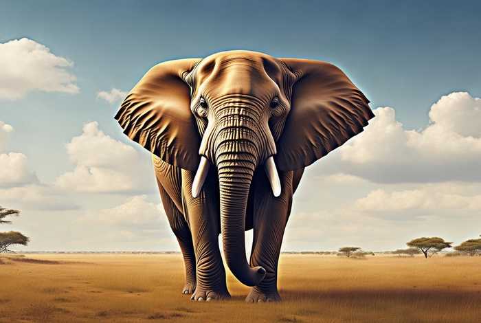 大象生活在森林还是草原 - 大象生活在草原还是森林的图画