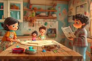 家常生活图片（家常生活图片卡通）