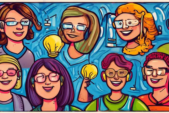 科技助听共享美好生活手抄报图片、科技助力点亮人生的手抄报