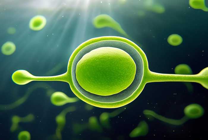 简述衣藻的生活史、衣藻的形态构造如何？简要说明其生活史