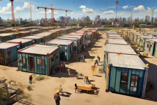 工地生活区图片，工地生活区图片效果图