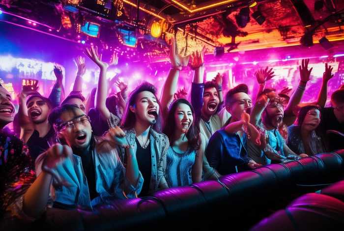 ktv夜生活嗨翻全场；ktv生活视频