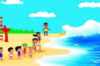 假期安全儿童画（假期安全儿童画简单）