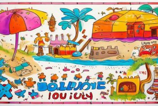 假期生活手抄报简单（假期生活手抄报简单又漂亮.数学内容）