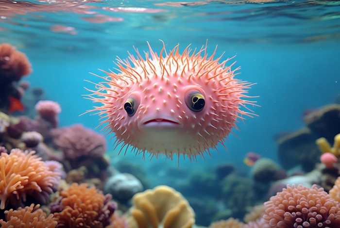 河豚鱼的生活习性；河豚鱼生活的图片