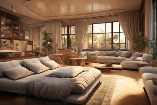 家居生活馆陈列图片；家居生活馆陈列图片大全