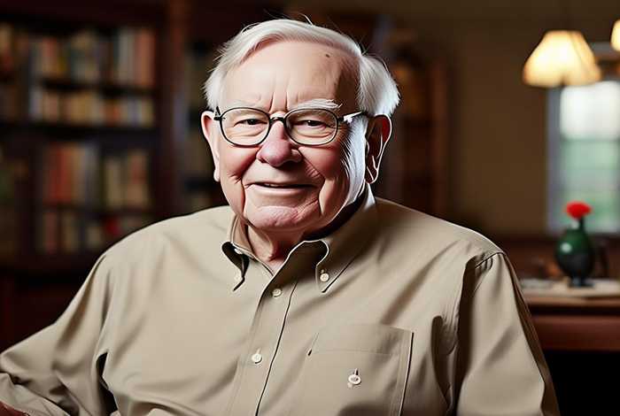巴菲特生活照图片；巴菲特生活照图片大全