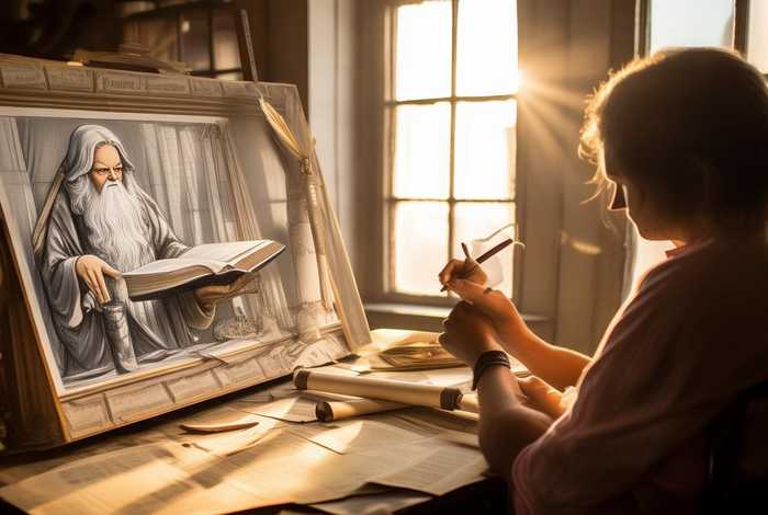 法在身边解读；法在身边绘画