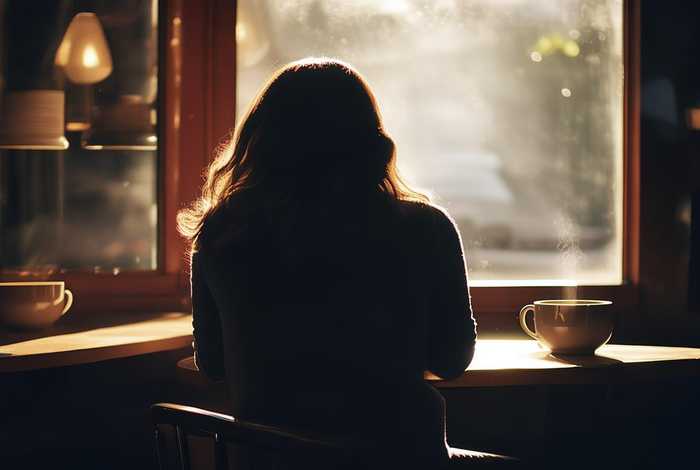 喝咖啡图片生活照女背影 喝咖啡的图片生活照背影