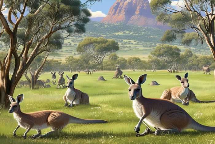 袋鼠生活在什么地方,有什么特点，袋鼠生活在什么地方,有什么特点呢