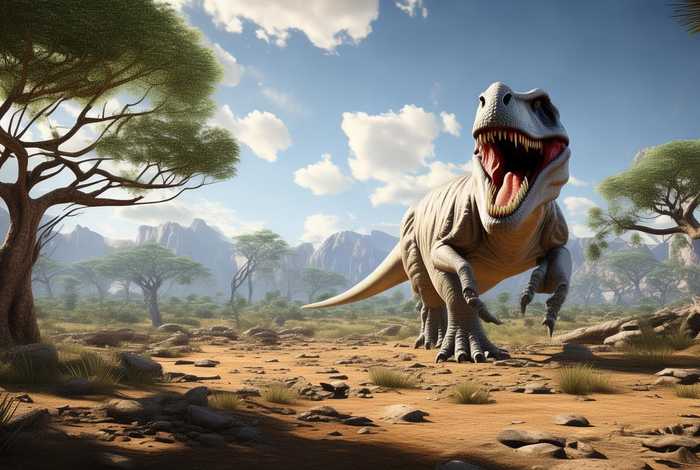 霸王龙的生活环境是什么样子，霸王龙的生活环境是什么样子的