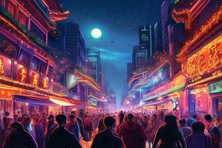 北京夜生活；北京夜生活的图片