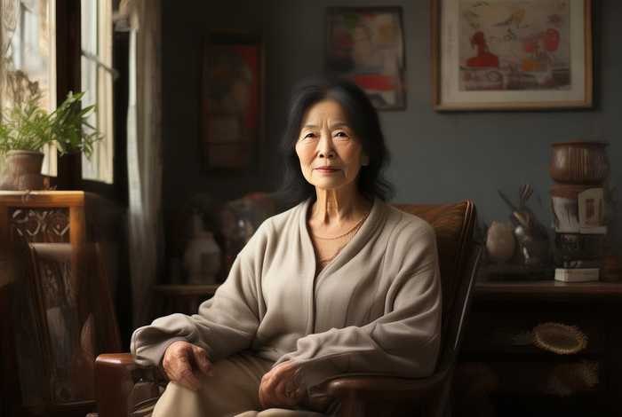 李胜素日常生活照；李胜素的生活照