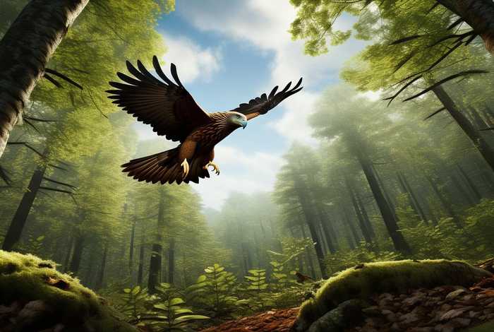 老鹰生活在森林还是草原 老鹰生活在森林还是草原里