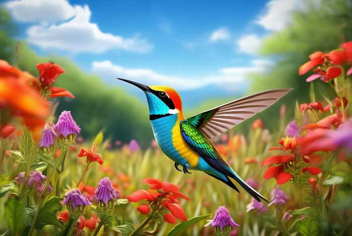 蜂鸟都生活在哪里（蜂鸟都生活在哪里图片）