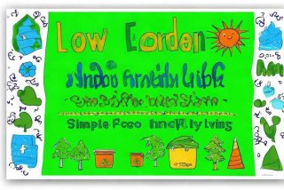 低碳绿生活手抄报简单；低碳环保绿色生活手抄报简单