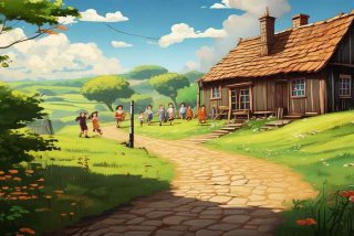50年代的农村生活视频动画；50年代的农村生活视频动画片