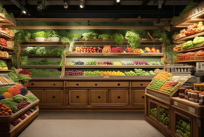 果蔬生活超市装修效果图（果蔬超市装修效果图 小型）