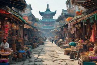 古代市井繁华的景象；古代市井繁华的景象有哪些