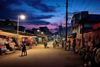刚果金晚上生活照，刚果金生活现状