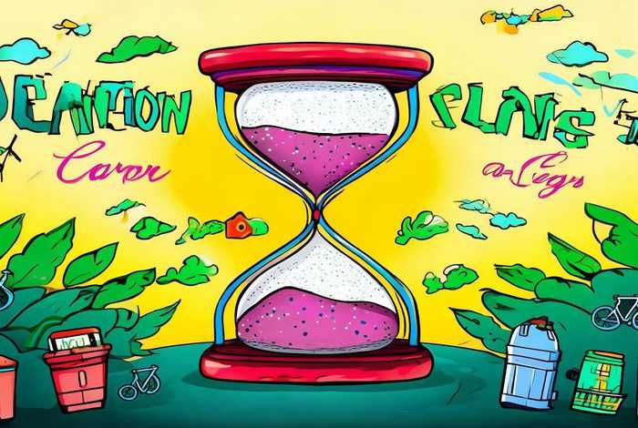 低碳生活手抄报素材沙漏 - 低碳生活手抄报素材图