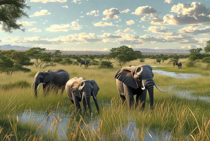 大象生活在什么地方动画 大象生活在什么样的地方