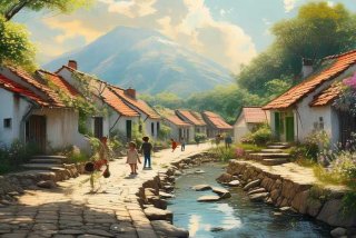 故乡生活画卷400字左右 故乡生活画卷400字左右怎么写