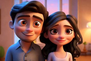 动图夫妻（夫妻动画微信表情图片）