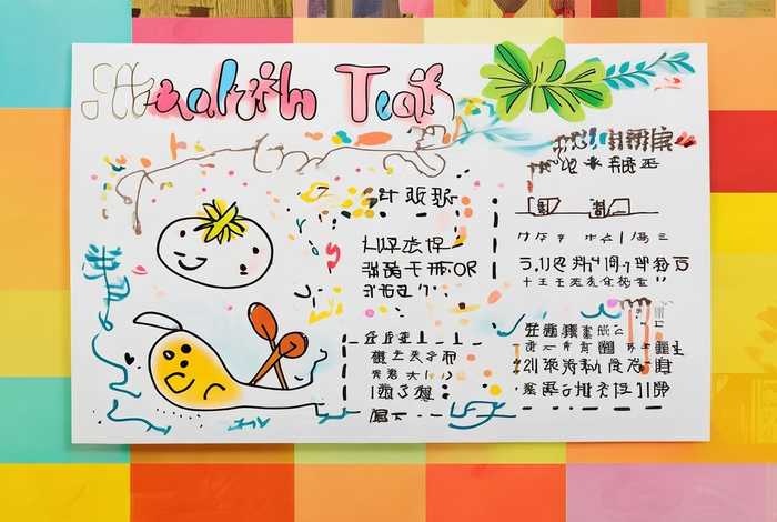 健康生活小常识手抄报简单笔画；生活健康小知识手抄报