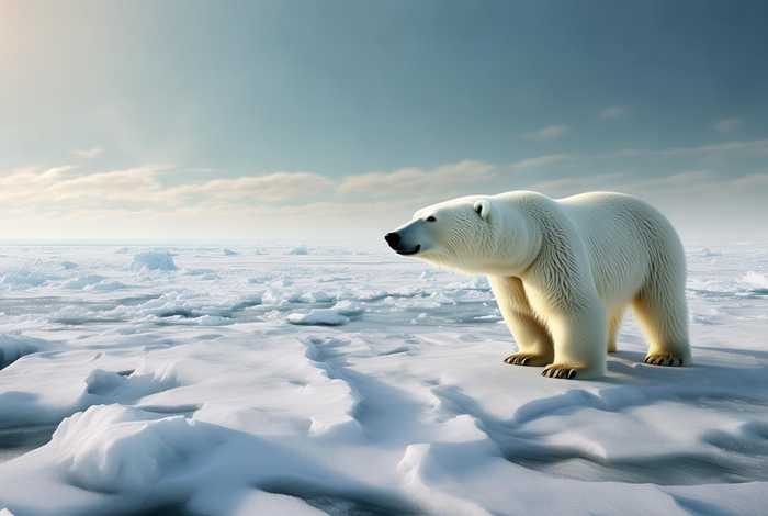 北极熊的生活习性是什么英语 - 北极熊生活在北极的英语