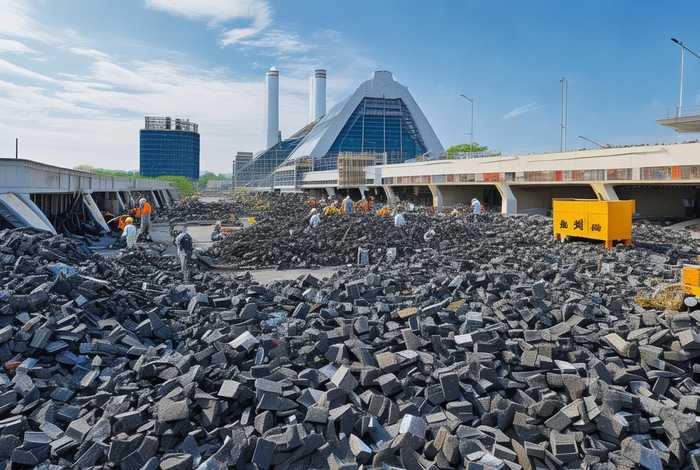 灵山生活垃圾发电炉渣利用 - 生活垃圾焚烧发电厂炉渣的综合利用