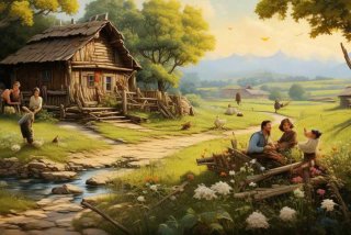 回味农村生活文案，回味农村生活文案图片