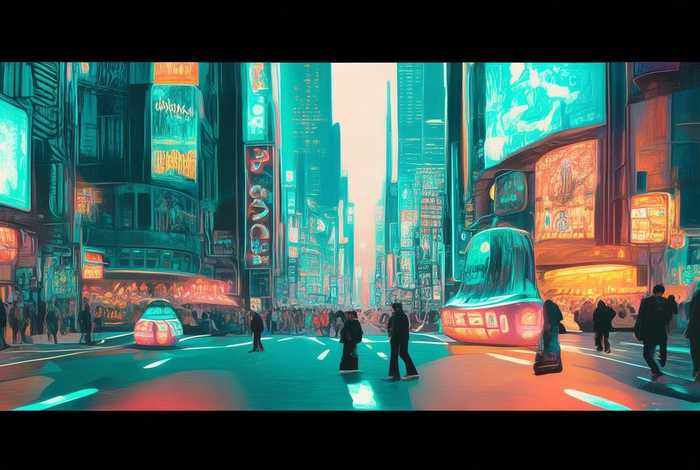 科技生活绘画图片，科技生活绘画图片素材