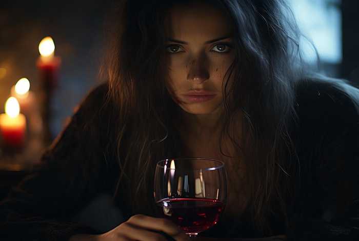 红酒图片生活照真实伤感 - 红酒图片生活照真实伤感女