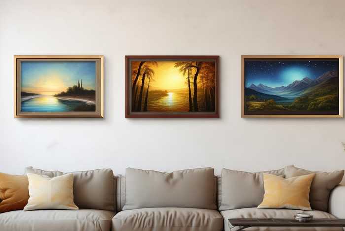客厅三联画，客厅三联画的最佳间距