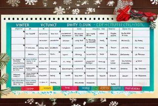 寒假生活计划表，寒假生活计划表和作息时间表