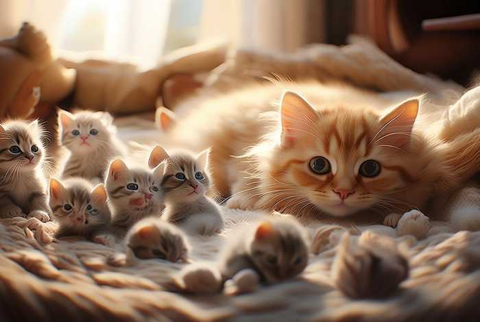 猫是怎么生孩子的、猫是怎么生孩子的视频