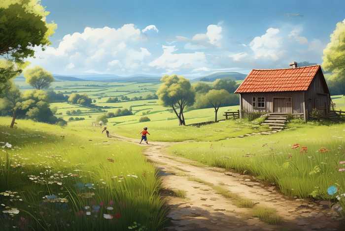 回乡下的田园生活，回乡下的田园生活作文