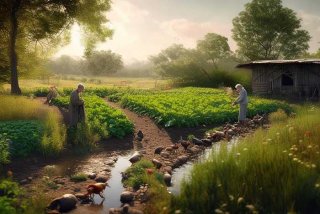 归隐生活日常 归隐田园生活图片