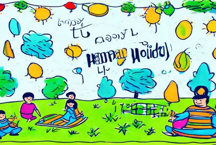 快乐的假期生活手抄报简单 快乐的假期生活手抄报简单的