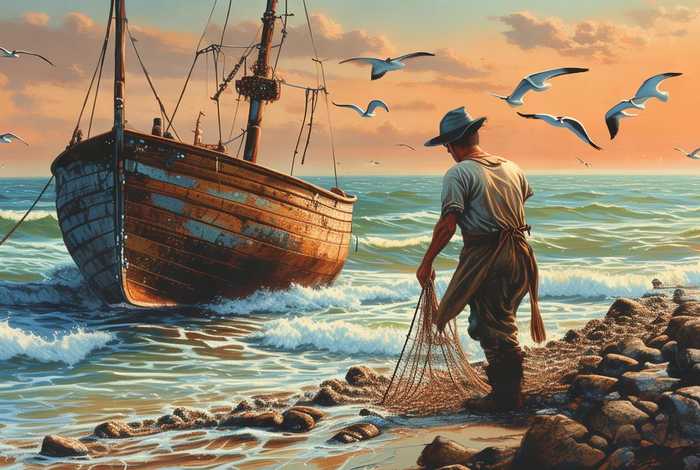 海边生活家yo1，海边渔家生活