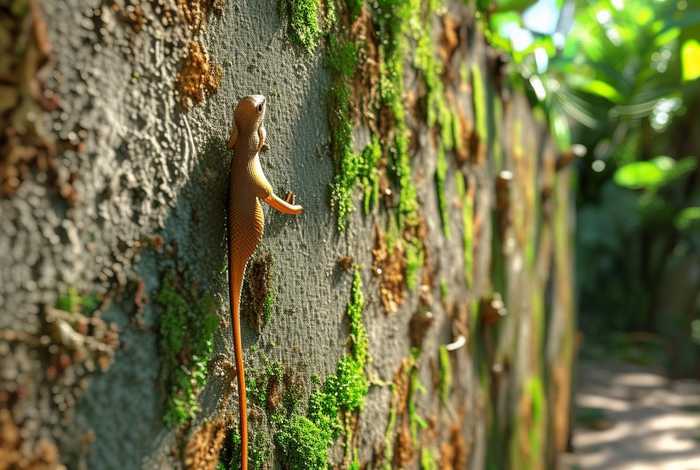 壁虎生活的地方图片 - 壁虎生活的地方图片真实