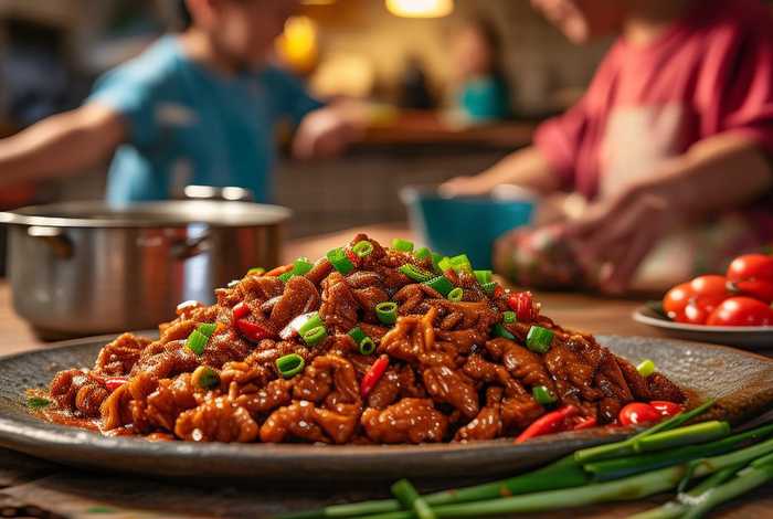 快乐生活一点通鱼香肉丝做法视频；暖暖的味道鱼香肉丝的做法视频