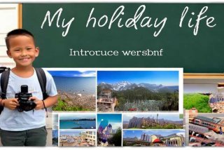 介绍自己假期生活八年级英语、英语介绍自己的假期生活