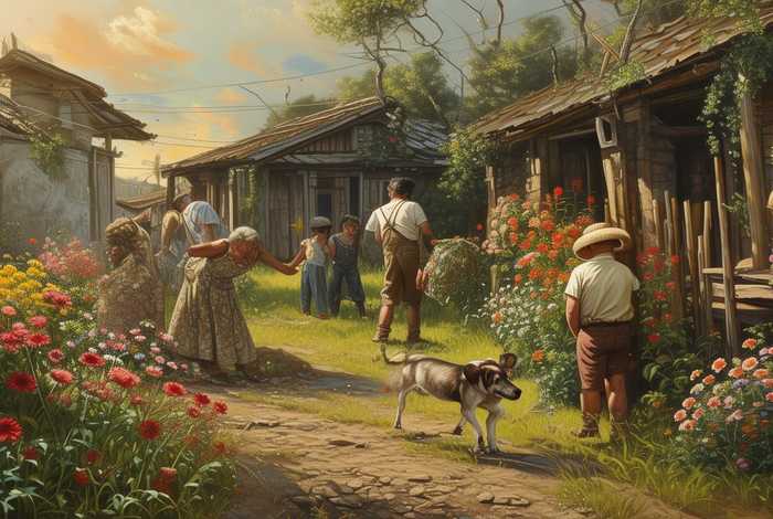 村民的生活日常 村民的生活日常图片