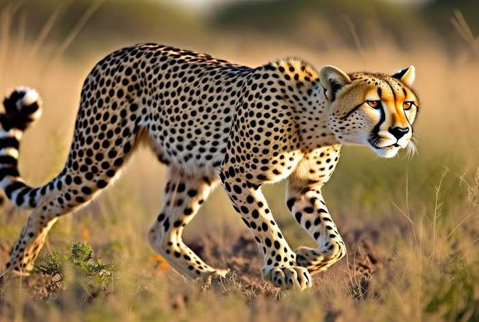 猎豹的生活方式和外形特征 - 猎豹的生活方式和外形特征描写