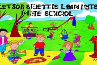 关于小学生活的手抄报简笔画 - 关于小学生活的手抄报简笔画图片