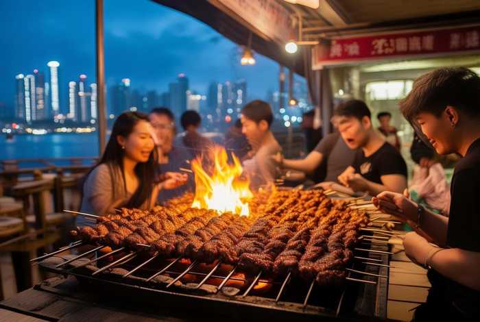 大连好生活；大连好生活烧烤店羊肉串