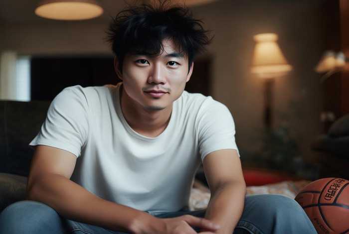 篮球运动员杨鸣生活照；篮球运动员杨鸣生活照片